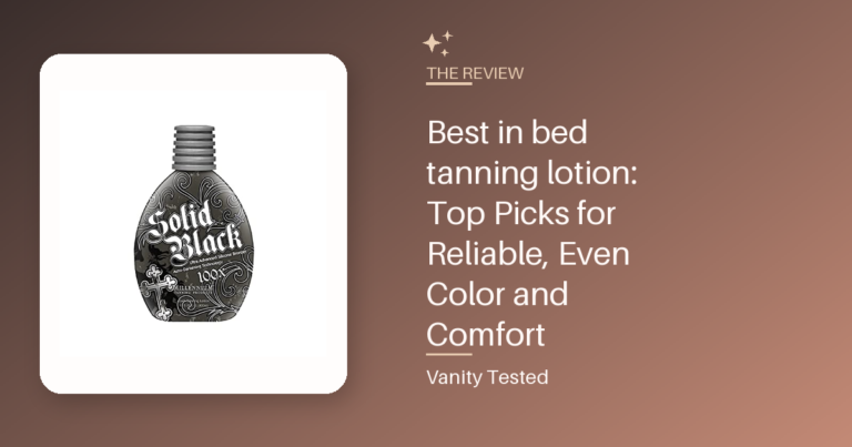 Best in bed tanning lotion: Top Picks for Reliable, Even Color and Comfort